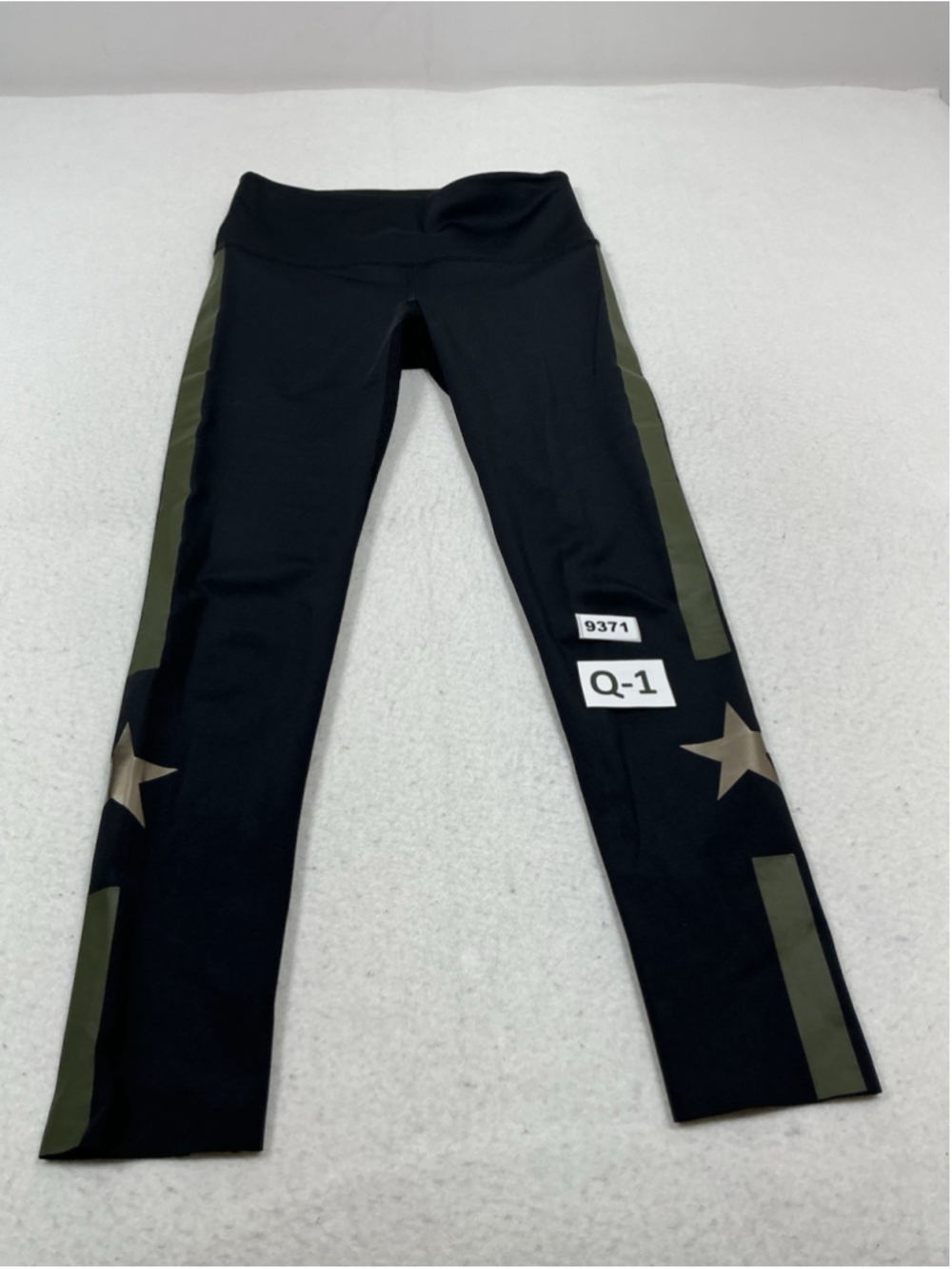 Womans Excellent Noli Pullon Leggings Medium Black W/ Side Accent Compression